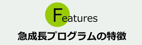 急成長プログラムの特徴